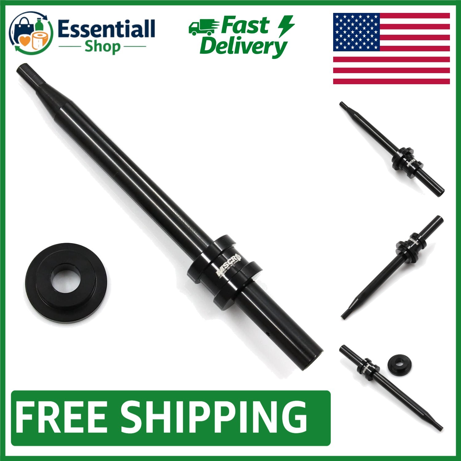Durable Black Oxide Coated Steel Shaft for Chevy Small Block & Big Block Engines