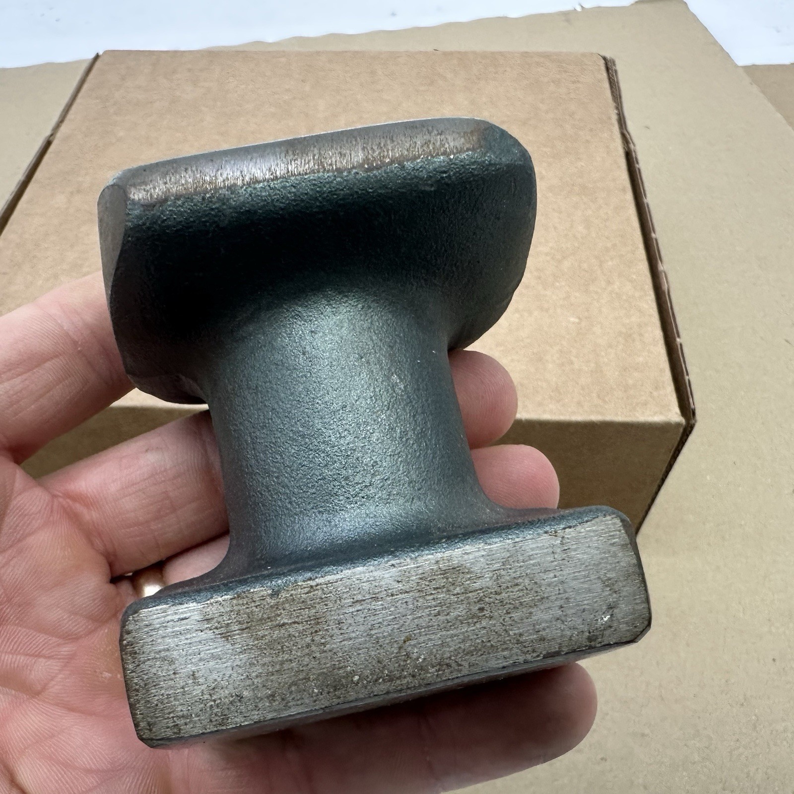 Vintage Craftsman USA Tools Auto Body Dolly Anvil Blue Appears New Old Stock