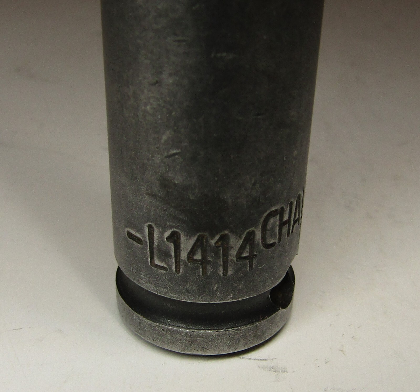 *Challenger* 7/16″ SAE 6 Point 3/8″ Drive Deep Socket L1414 – Made in U.S.A.