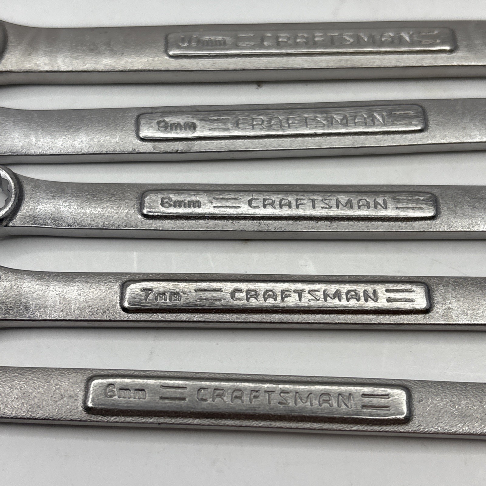CRAFTSMAN 14 Pc Combination Wrench Lot Metric 12pt V Series USA 6mm-19mm