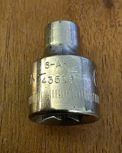 Craftsman 6mm Socket 6 Point 3/8″ Drive S-AF 43516