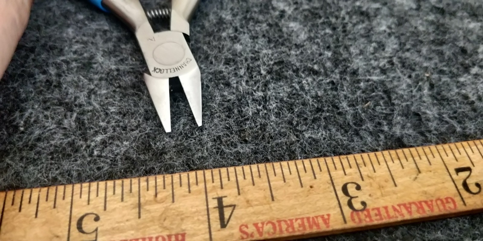 Channellock 40S 4-1/4 Inch MINI Diagonal Flush Cutting Plier Spring Act USA