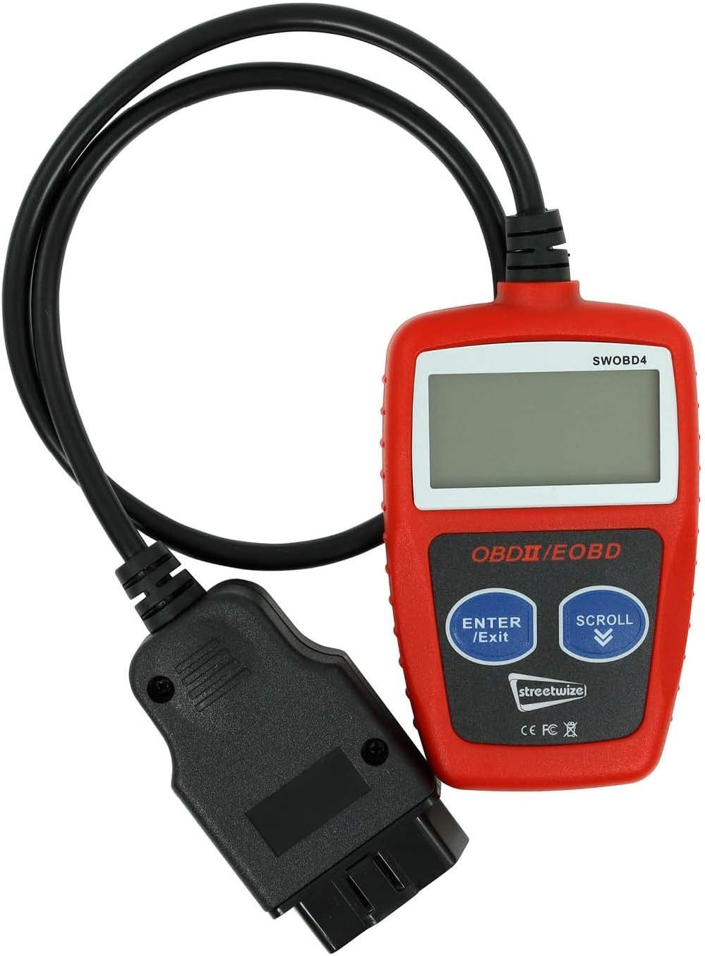 MPE OBDII Car Engine Scanner Diagnostic Fault Error Code Reader with LCD Display