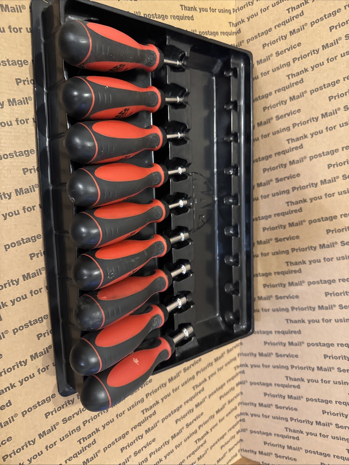 Mac Tools Stubby Nut Driver Set, Metric, 4-5.5, 7-12mm In Tray