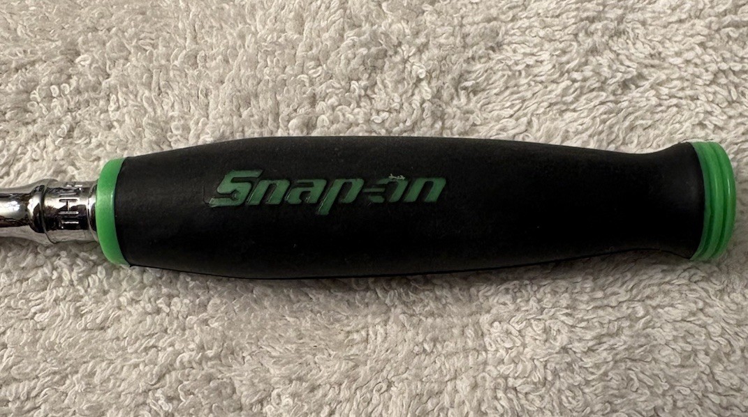 Snap On 1/4” Drive Flex Head Standard Soft Grip Handle