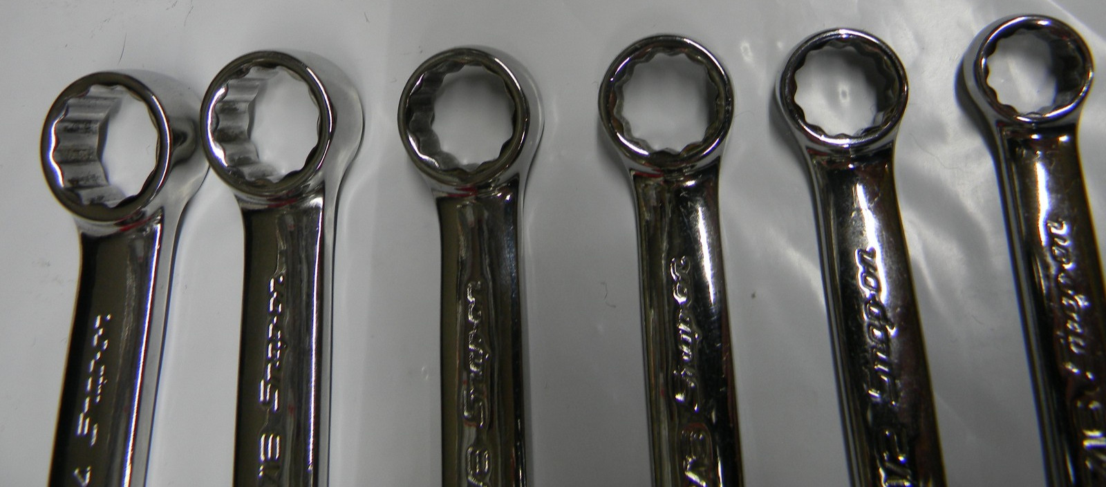 SNAP-ON 6PC SAE 12PT FLANK DRIVE MIDGET 7/16-3/4″ COMBINATION WRENCH SET OXI706B