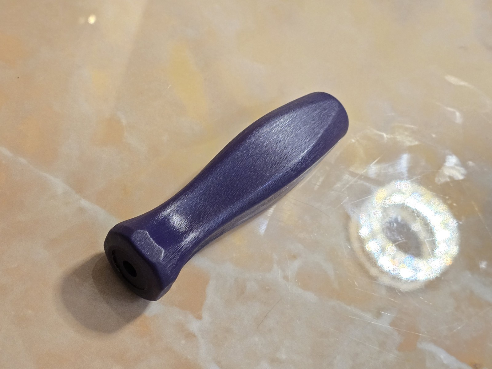 Snap-on Tools USA 3/8” 1/2 Drive Dark Purple Hard Grip Ratchet Handle Read Below