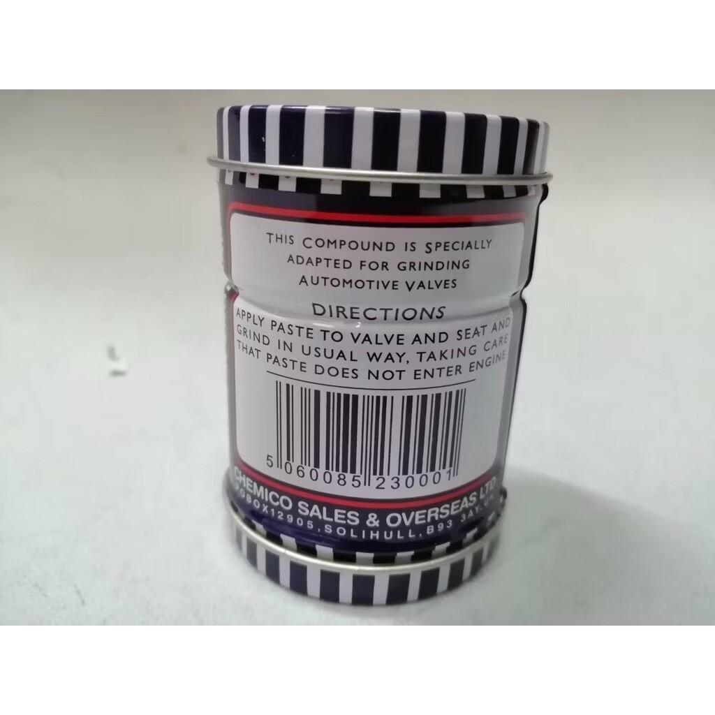 Chemico Valve Grinding Paste Fine & Coarse Double End Tin Valve Cleaning 100 g.
