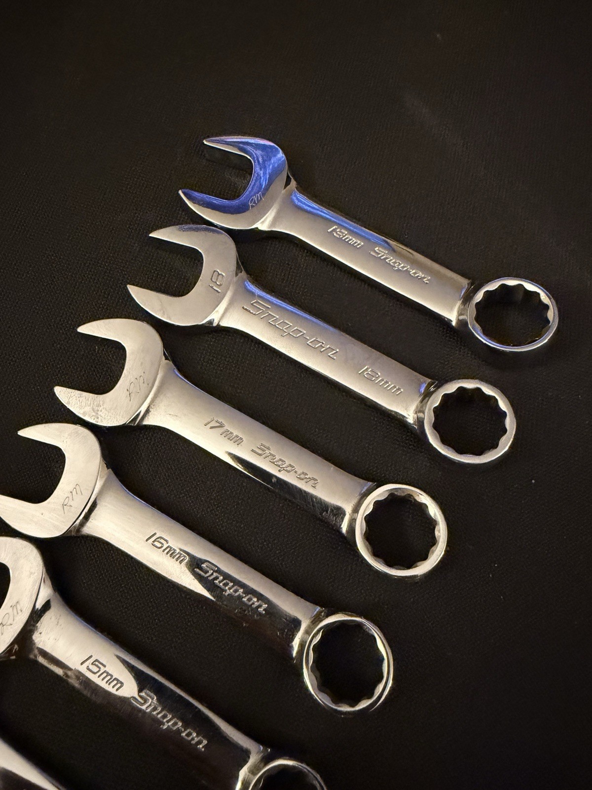 Snap On 10-19 Stubby Wrench Set 10-19 – OXIM – In Tray / USA