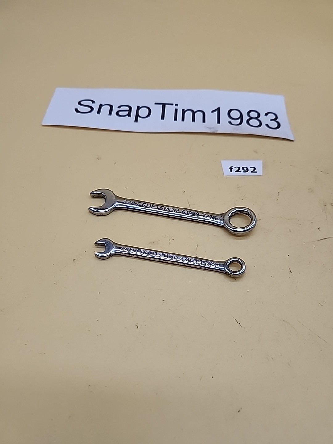 Craftsman 43948,941 – Ignition Combination Wrenches 3/8″ – 7/16″,7/32″×15/6″ US