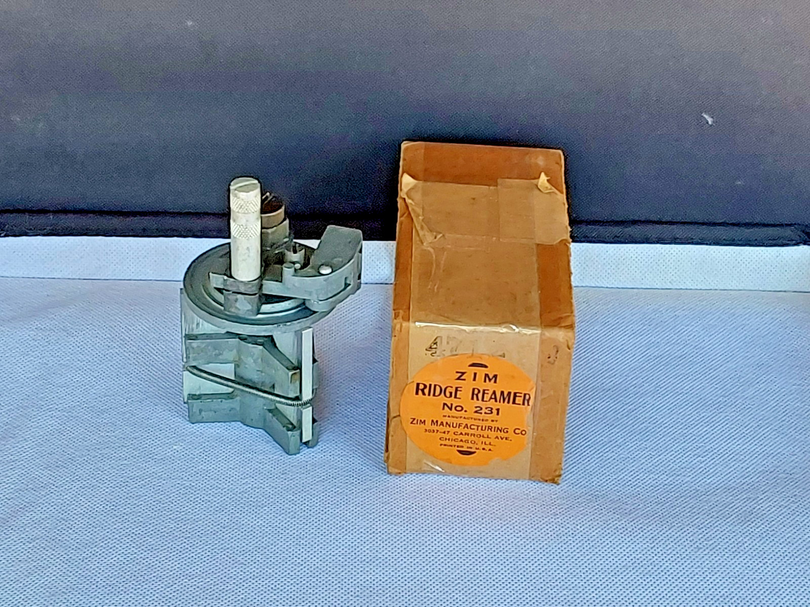 Vintage ZIM Ridge Reamer – Engine Motor Cylinder Bore Step Removal No. 231