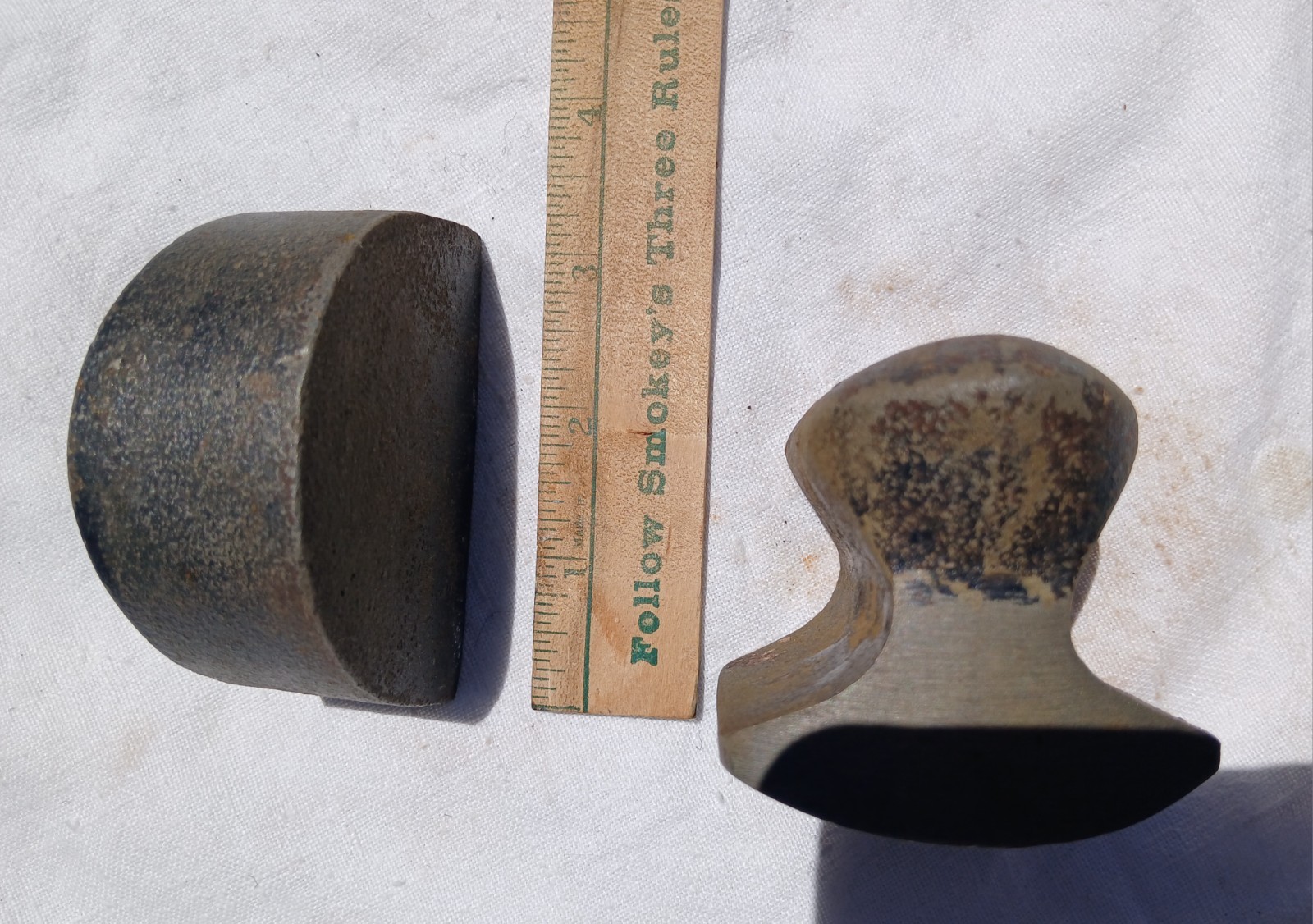 Two Steel Automotive Dolly’s, Anvils for Car Bodywork Or Jewelry Making Anvils