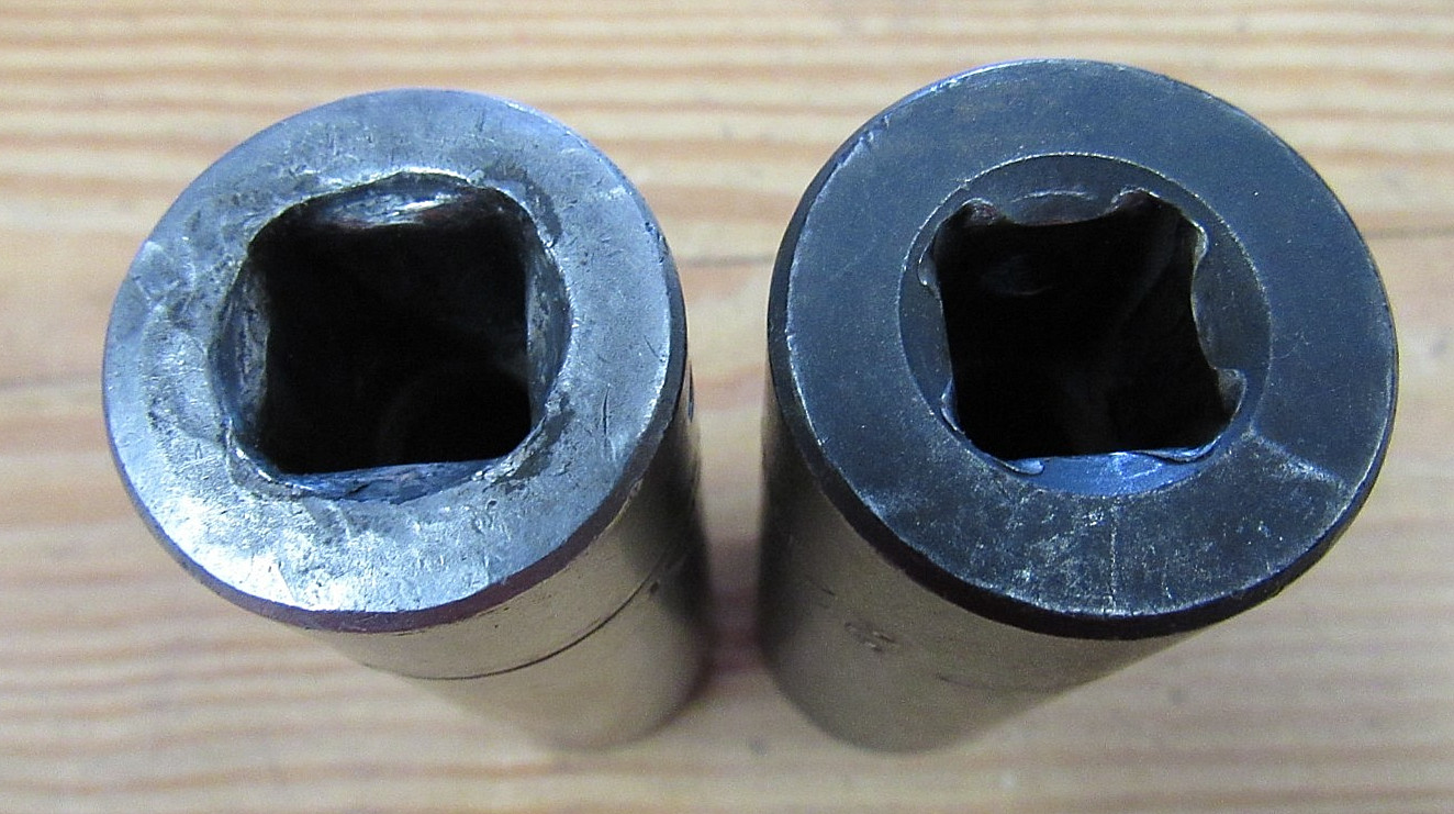 Craftsman 22mm Metric Deep Impact 3/4 DEEP SOCKET BOTH IN GOOD CONDITION