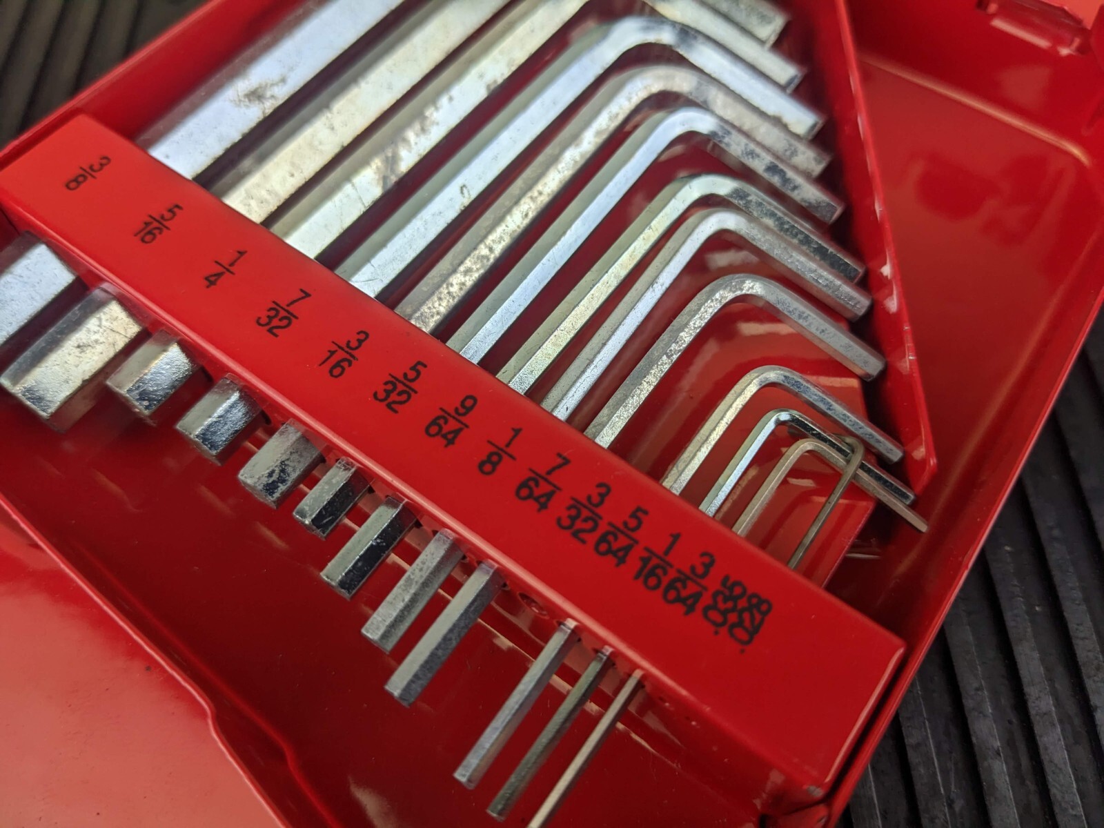 #bb296 Snap On 13pc SAE Hex Key Set