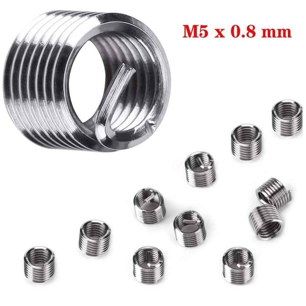 30-Piece M5 x 0.8mm Stainless Steel Thread Repair Kit for Automotive Excellence