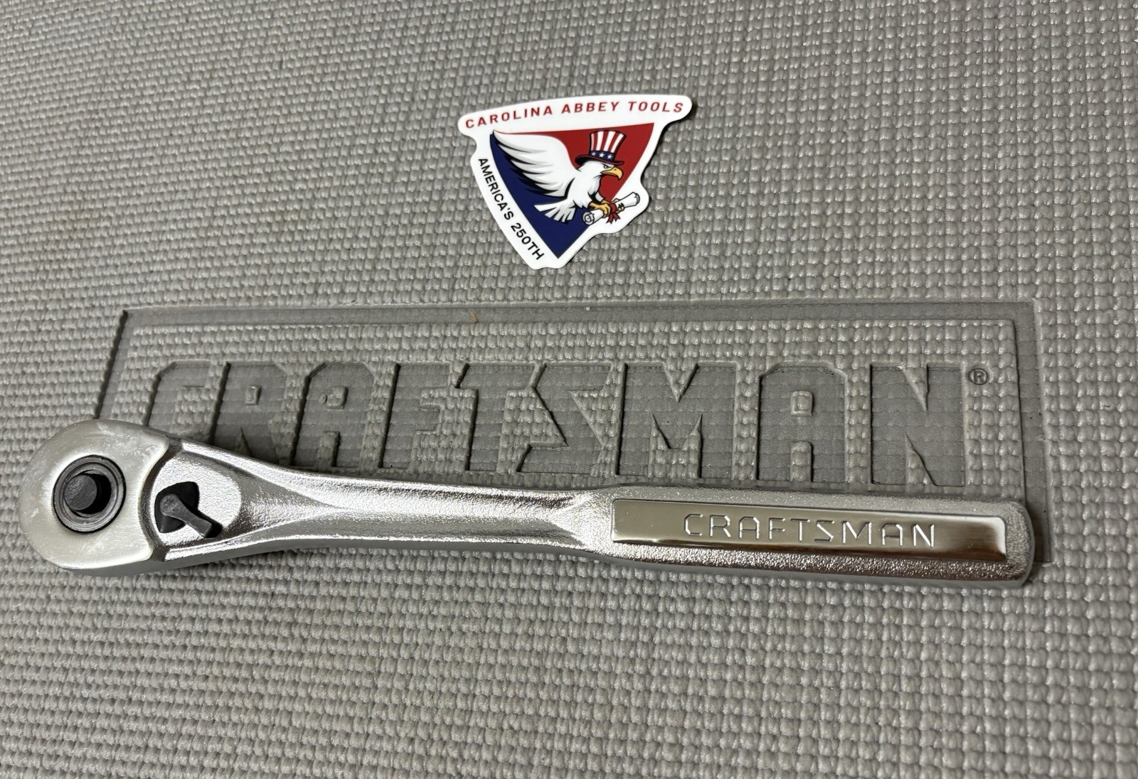 NOS Sears Craftsman USA 1/2” Drive Quick Release Ratchet 44809 New w/ Sticker!