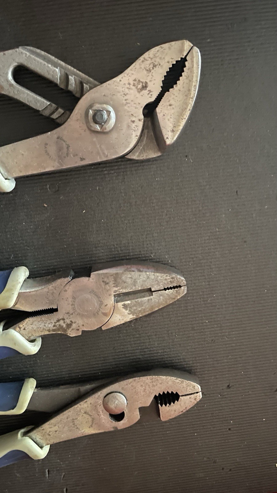 Blue-Point BPL501 5-Piece Pliers Set Tongue & Groove, Lineman, Slip-Joint