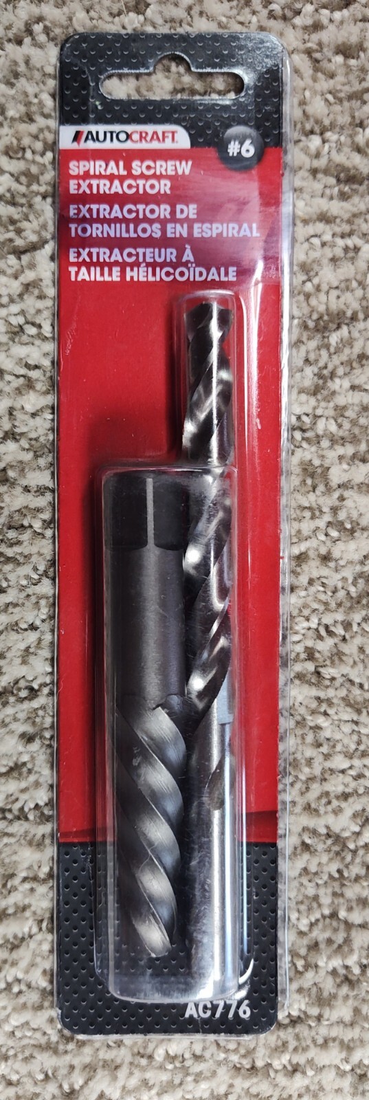 AUTOCRAFT #6 SPIRAL SCREW EXTRACTOR