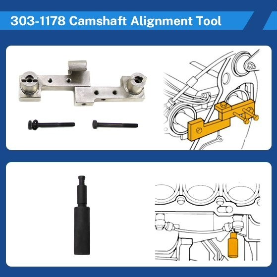 Engine Timing Tool Kit for Older Volvo 2.4/2.5/2.9 Models