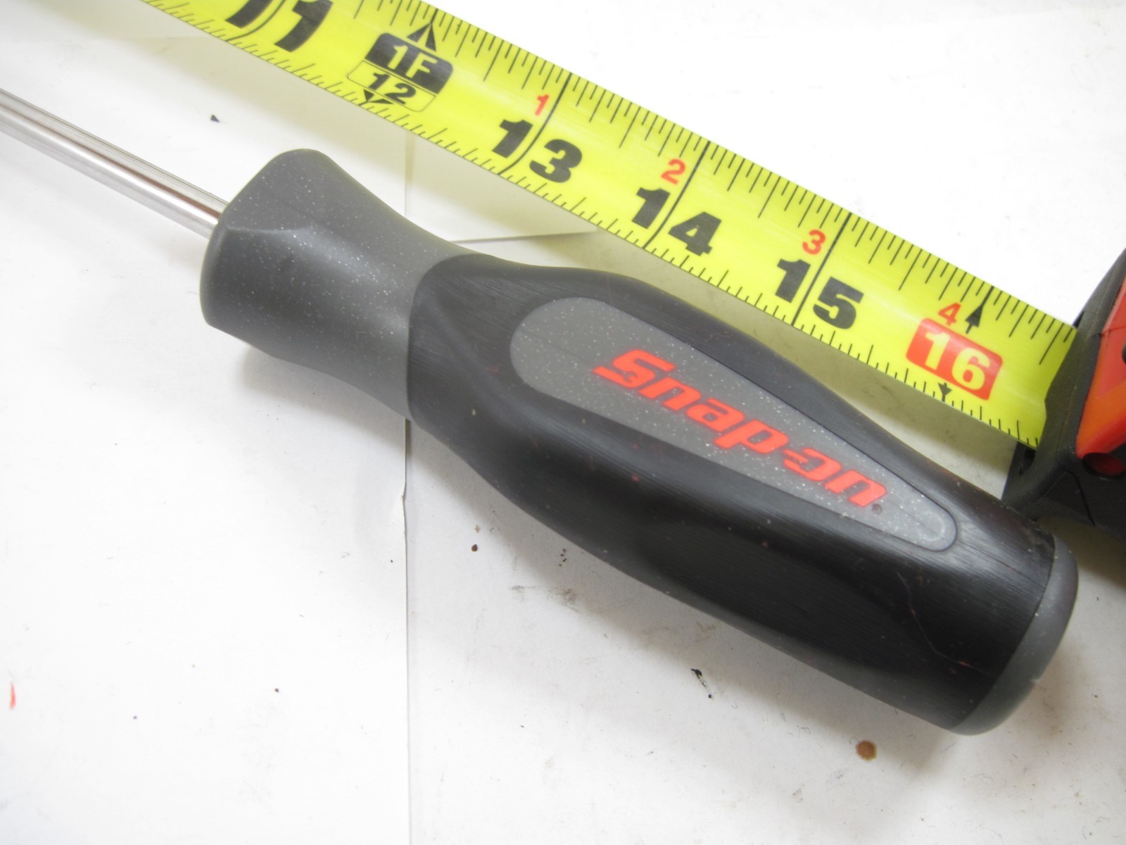 Snap On 16″ Long 7/32″ Slotted Titanium Gray Screwdriver SGD4120B MINT