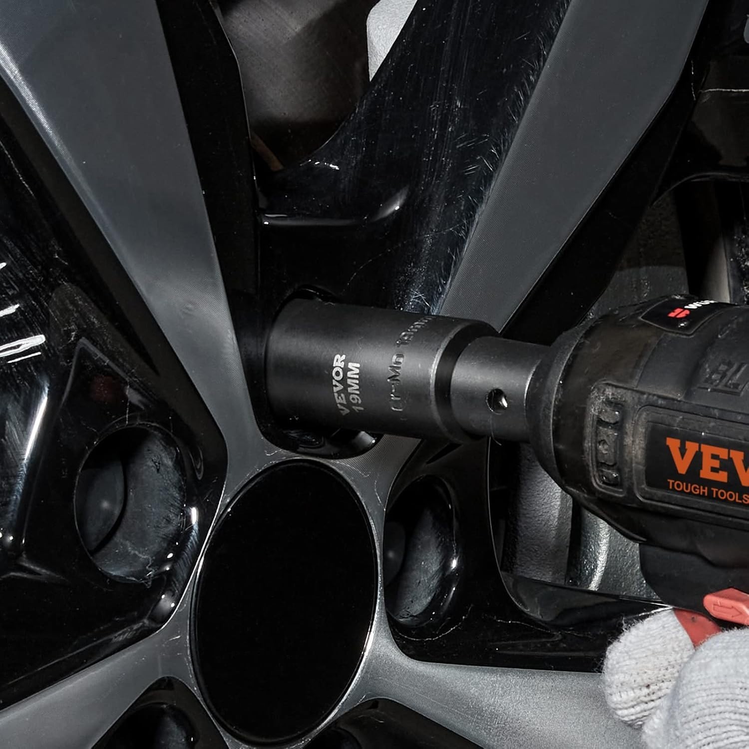 Vevor 1/2″ Deep Impact Socket Set – 26 Piece, 6-Point Design