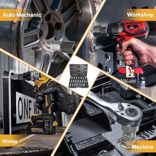 27PCS Heavy Duty Screw Extractor Set, Easy Out Bolt Extractor Kit, CR-MO Steel,