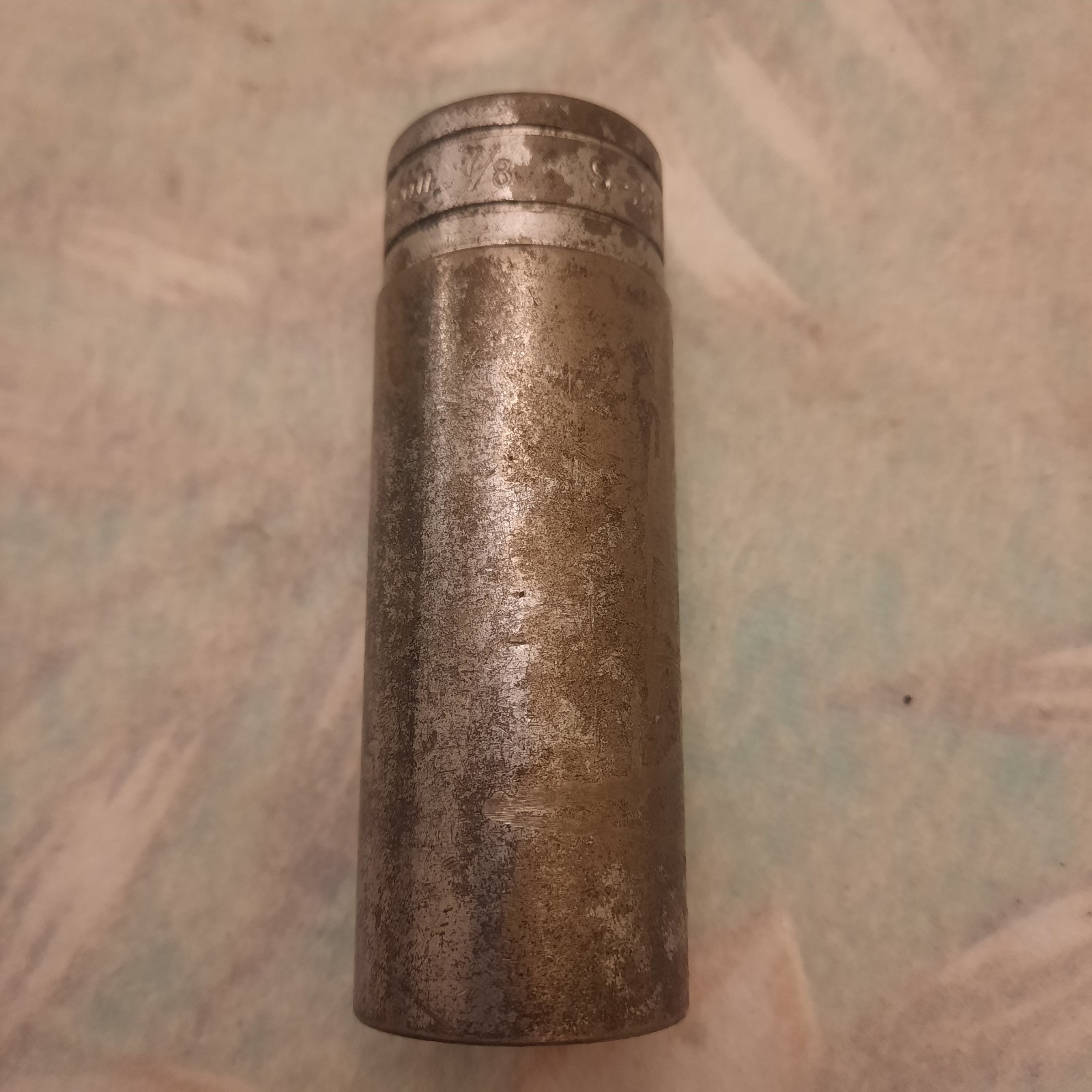Snap-On 1/2 Dr 7/8 Deep 12 Point Socket. See Photos For Condition. USA.