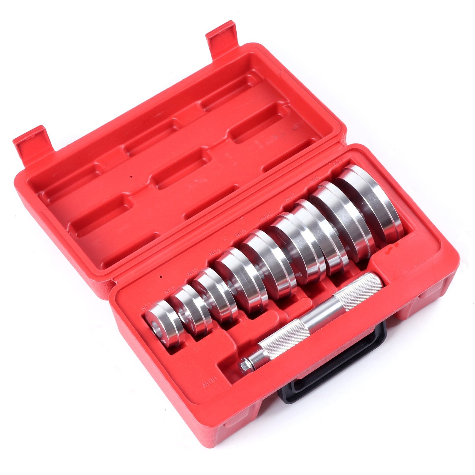 Set OF Seal Driver Master Tool Kit And Aluminum Wheel Bearing Race 10pcs