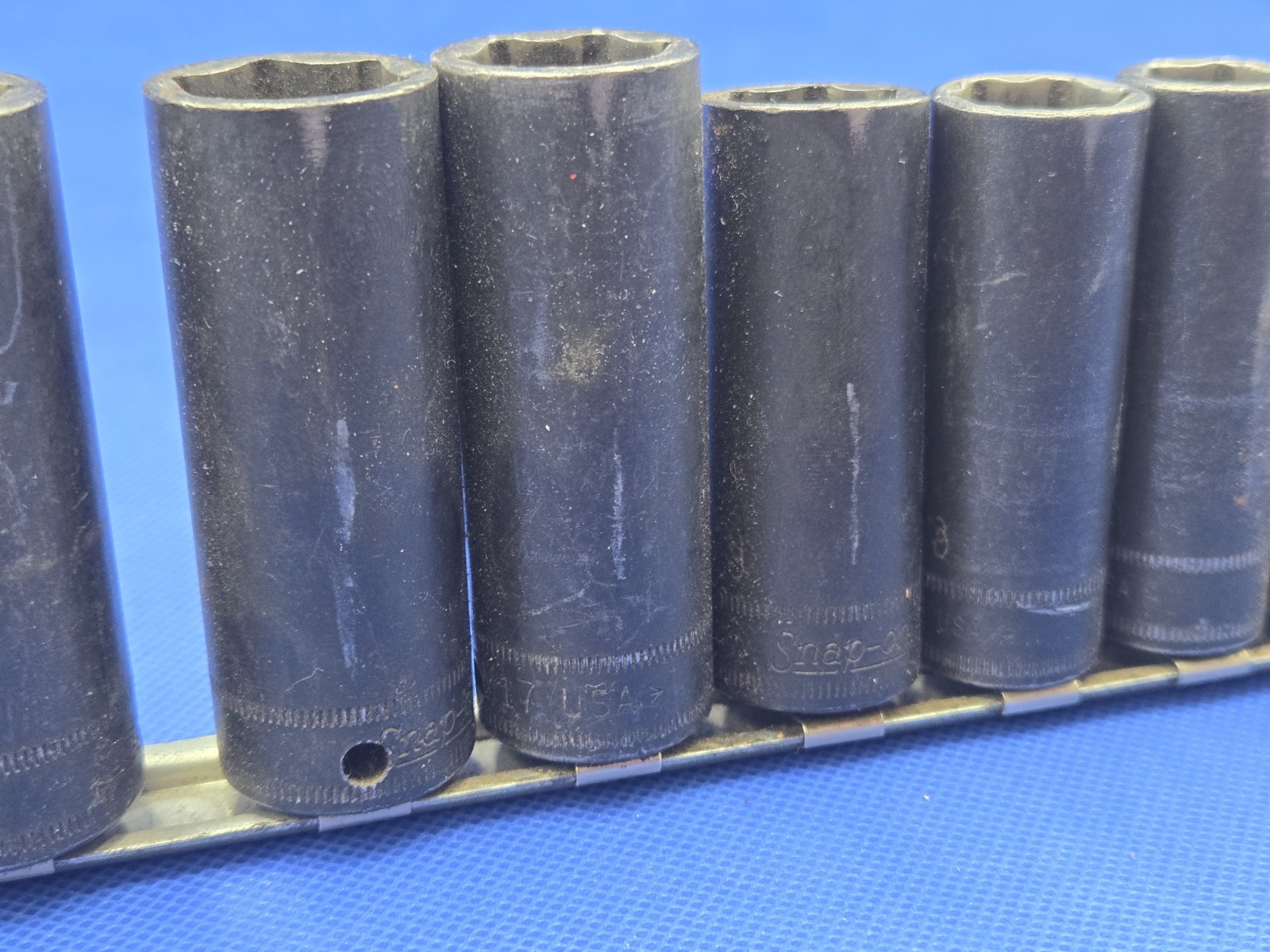 13 Snap-on Impact Deep Well Sockets Metric 8mm to 19mm & 21m 3/8″ Drive