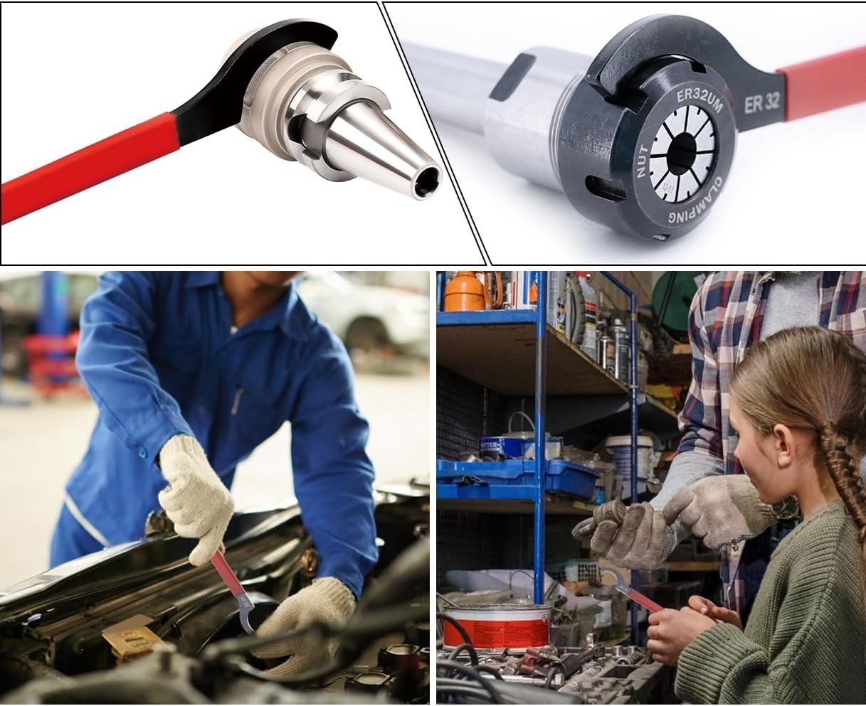 Durable 10pcs Spanner Wrench Set for Coilover Adjustment and Maintenance
