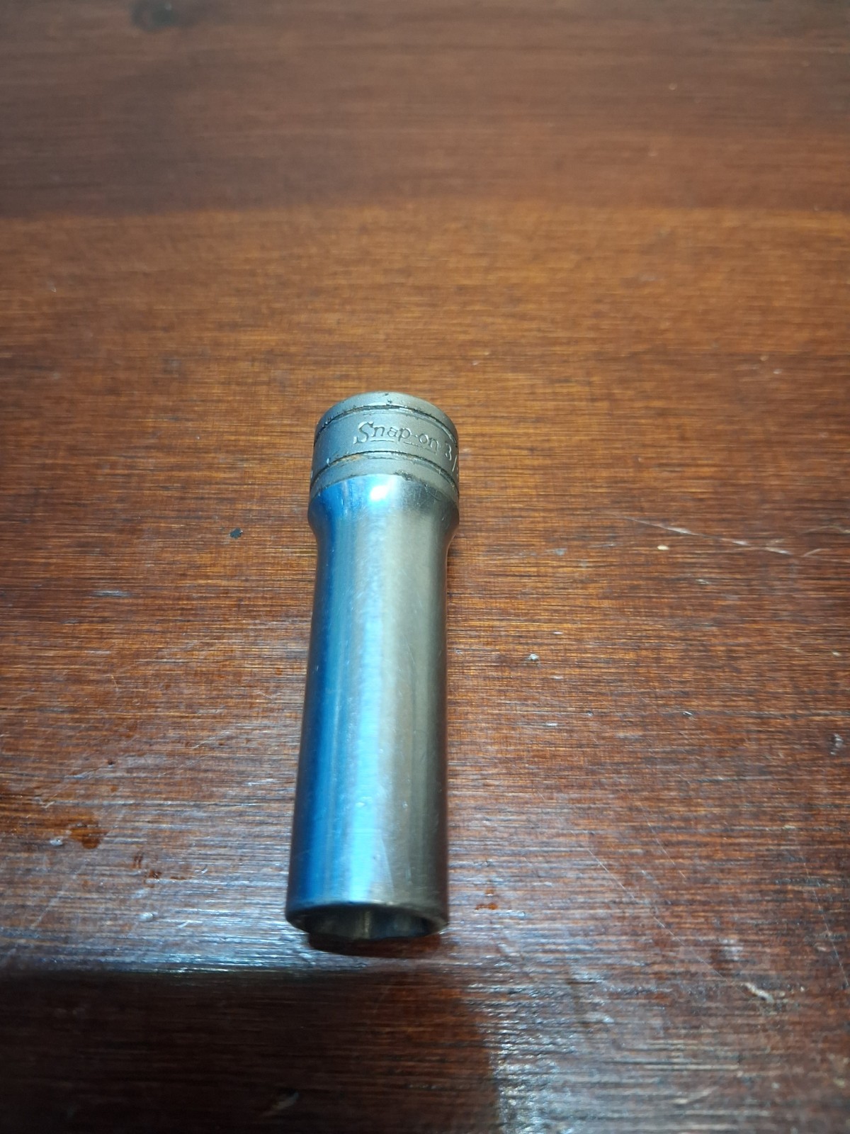 Snap-On Tools SFS121 3/8in. 3/8″ Drive 6 Point SAE Deep Chrome Socket USA