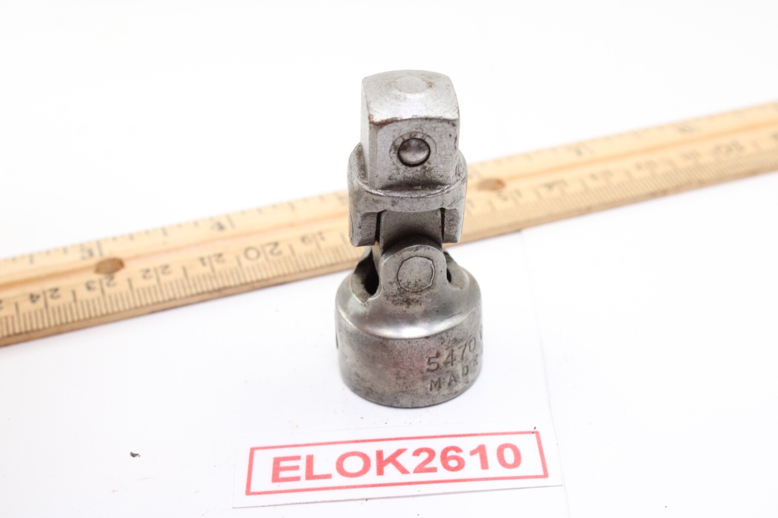 PLOMB Tools 5470 1/2″ Drive Universal Swivel Chrome Socket Joint Adapter USA