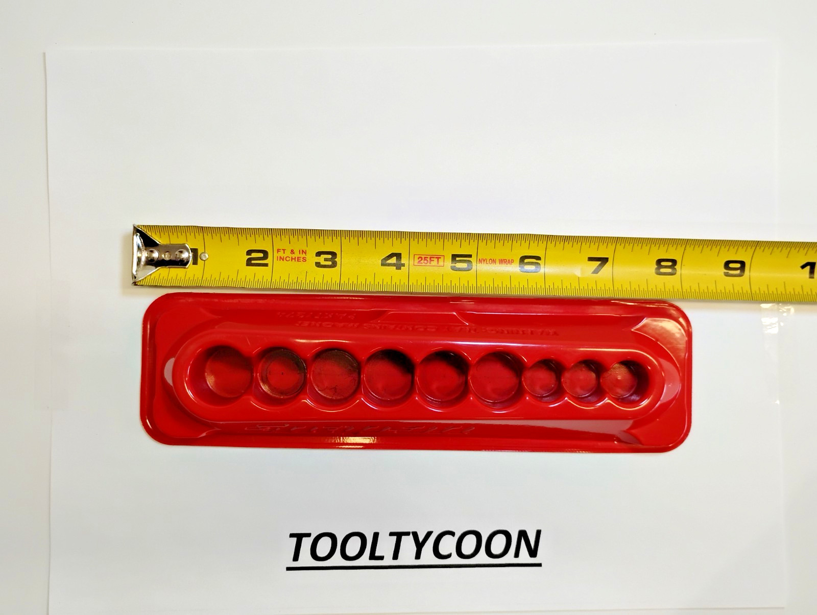 Snap-On Tools NEW MAGNETIC Tray RED For KIT # 209EFTXBY Tray Only PAKTY274