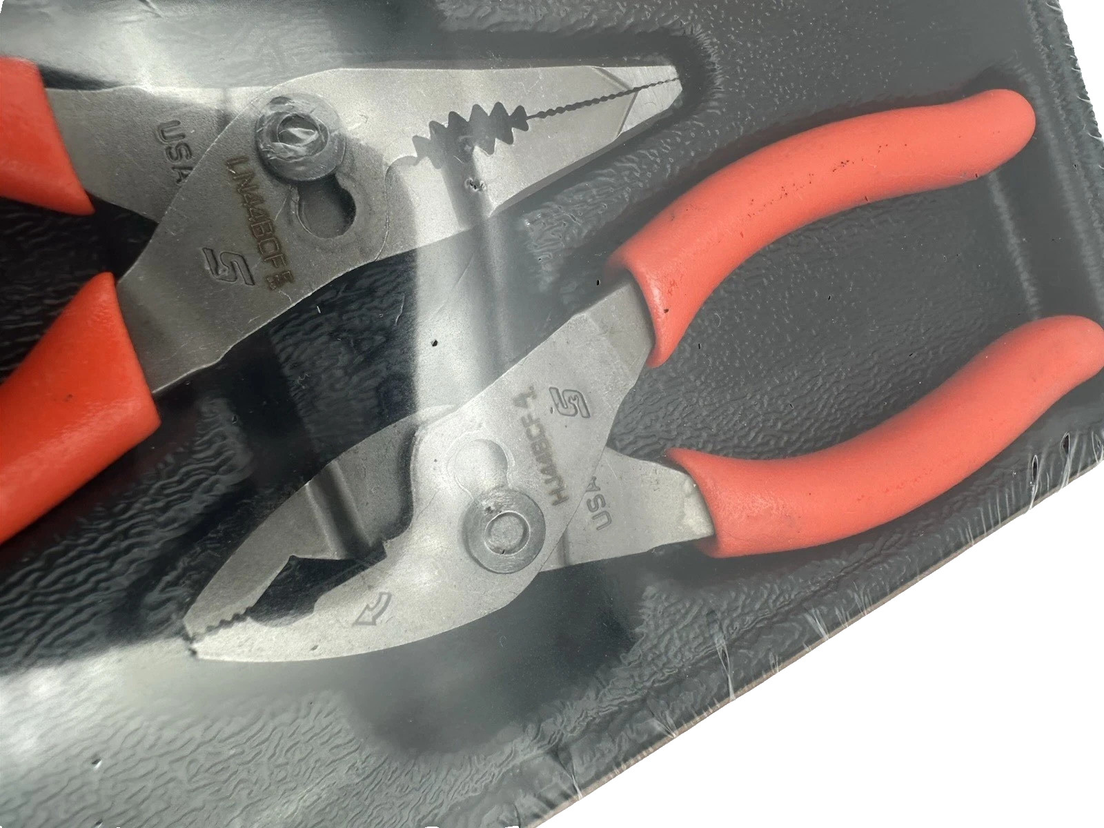 Snap-on Tools Orange 3pc Soft Grip Mini Slip Joint Pliers Set PL344BCF USA NEW