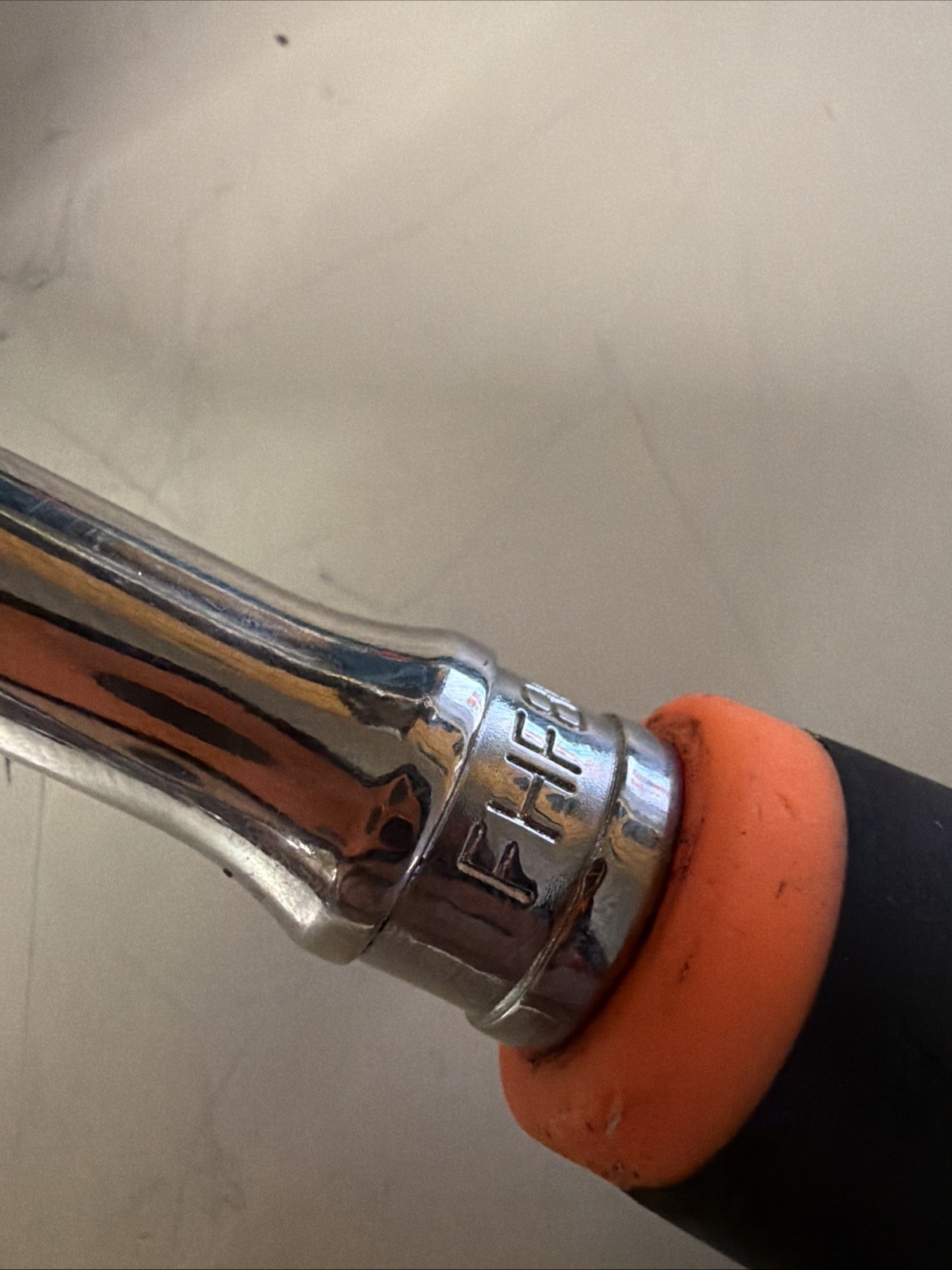Snap On Tools FHF80A 3/8″ Orange Soft Grip Flex Head Ratchet