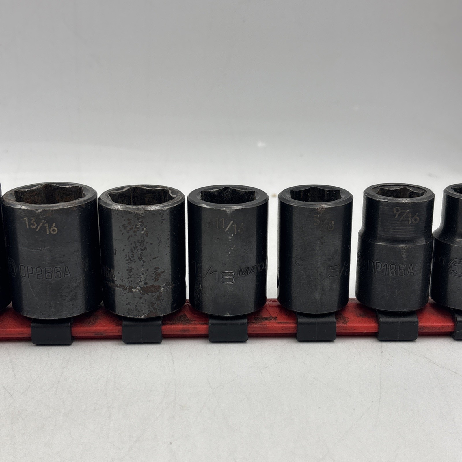MATCO 14 PC 1/2″ DRIVE SAE 6-POINT Standard Depth Impact Sockets 1/2″-1-1/4″