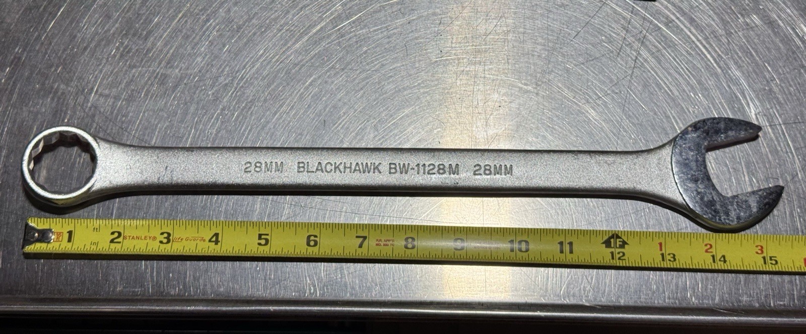 BLACKHAWK 28mm BW1128M 12pt Combination Wrench USA MADE