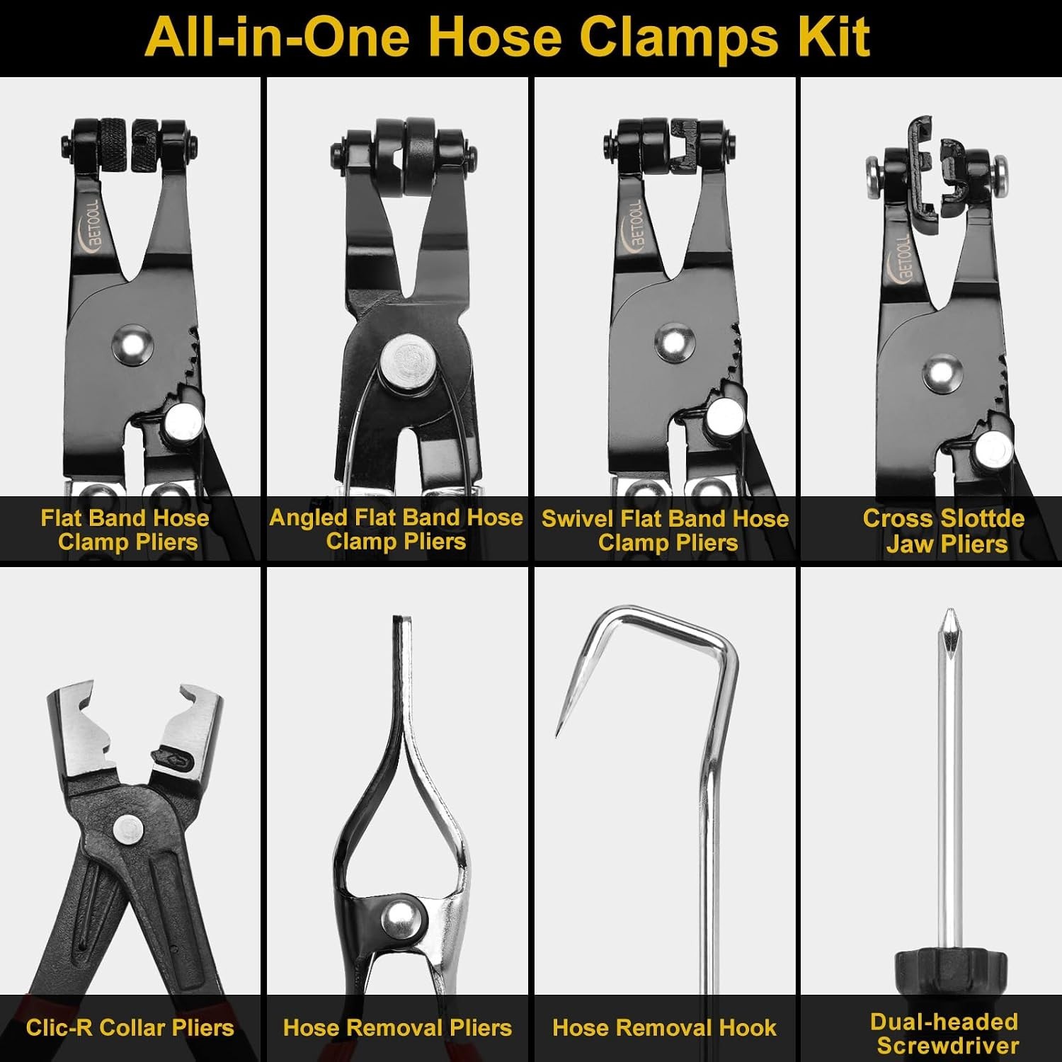 Ergonomic Grip Band Clip Pliers