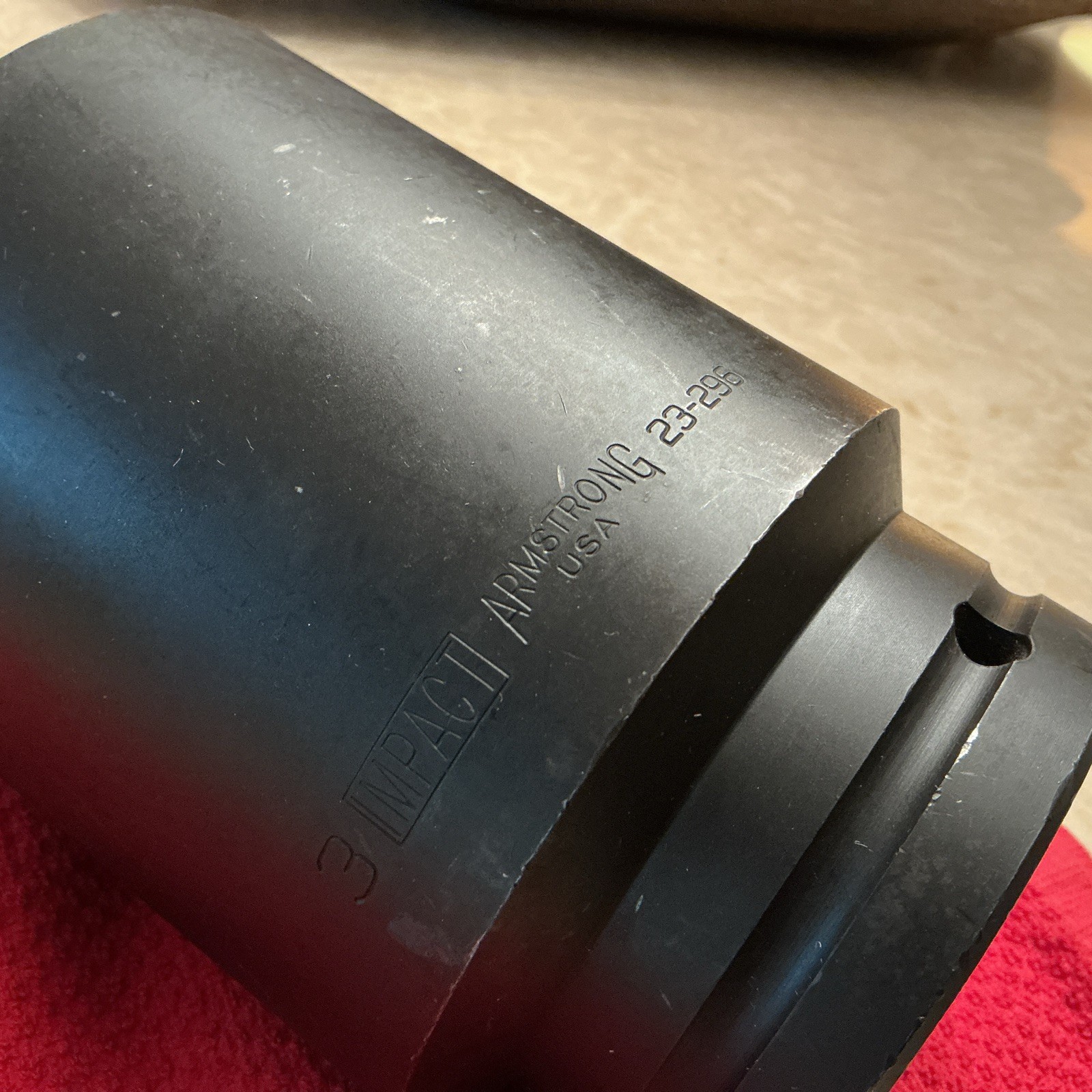 Armstrong USA 3” Impact Socket 1 1/2” Drive 23-296 Never Used NOS