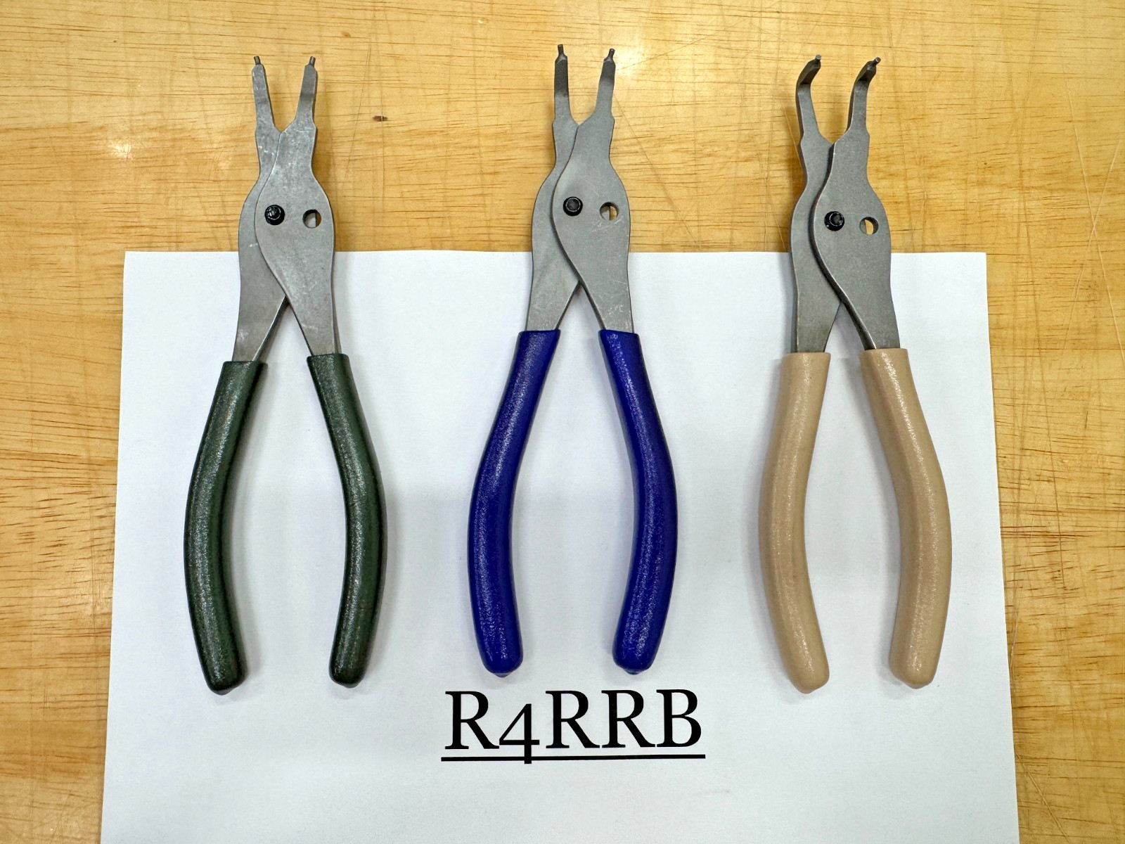 Snap-on Tools NEW 3pc MULTI COLOR Soft Grip .070 Tip Snap Ring Pliers Lot Set
