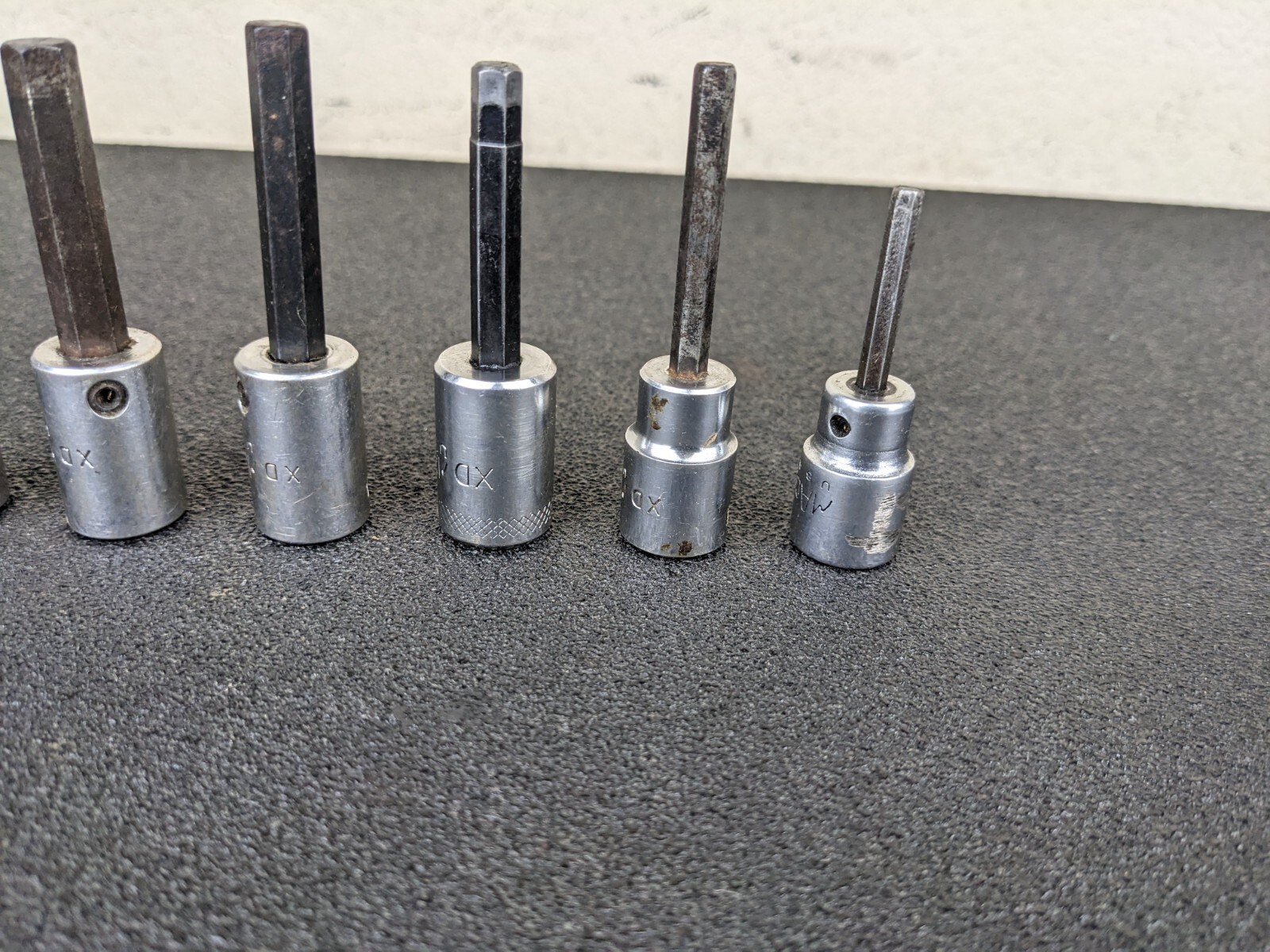 #bj277 Mac Tools 6pc Hex Allen Socket Bit Set METRIC 4mm to 9mm