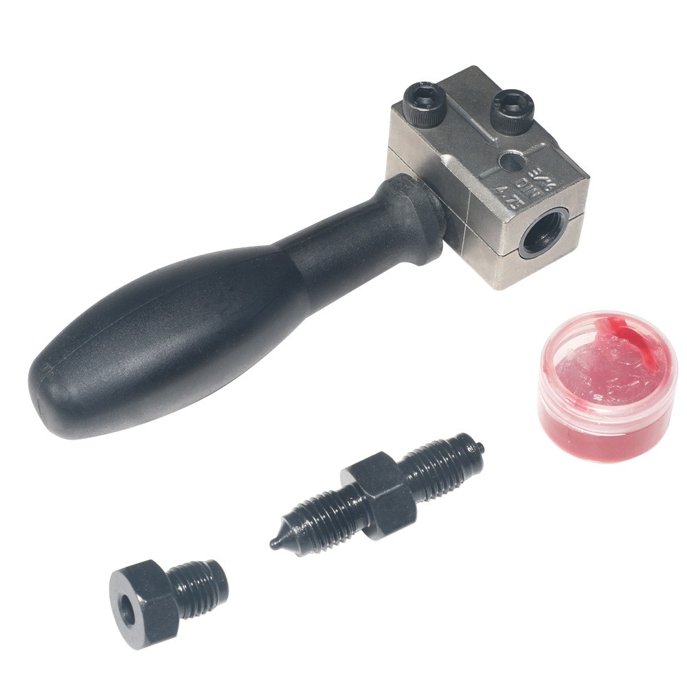Universal 45° Handheld Double Flaring Tool 3/16in Brake Line Double Flare Tool