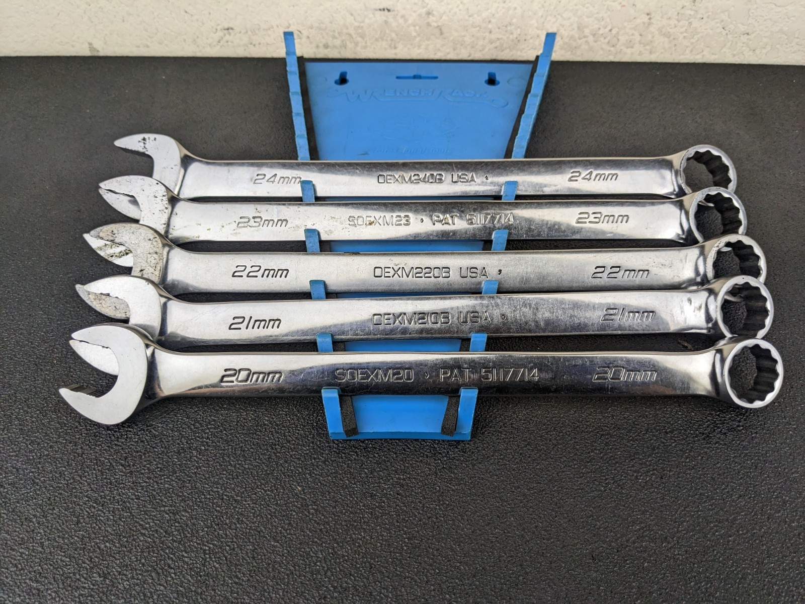 #bp444 Snap-on Tools OEXM705B 12-Point Metric Combination Wrench Set