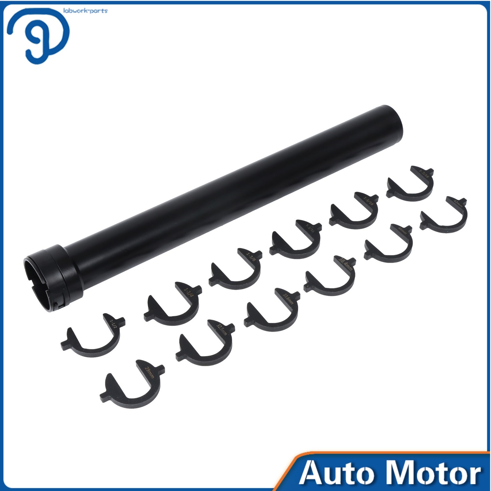 Inner Tie Rod Removal Installation Tool Set with 12 SAE & Metric Adaptors 13pc