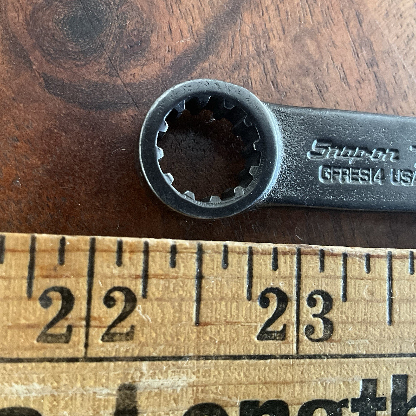 Snap-on Tools USA 3/8″ Drive SAE 7/16″ Hex Spline Torque Adapter GFRES14 Mint A+