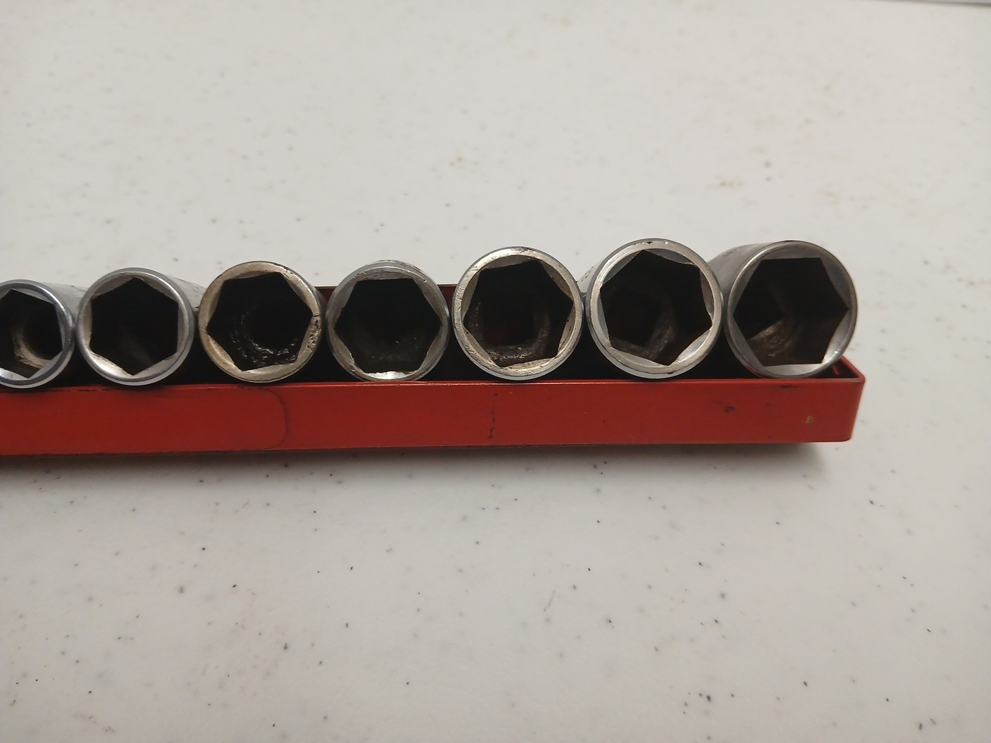 MacTools/Matco 6 Point Chrome 3/8 Drive Socket Set 19-6mm USA