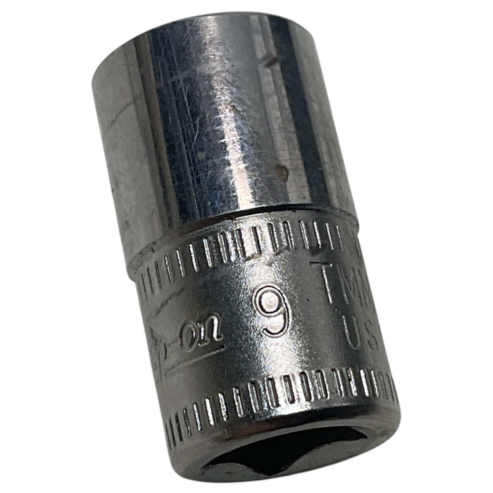 Snap-on 9mm Shallow Socket 1/4″ Drive 6 Point TMM9 Sold As Pictured Mechanic