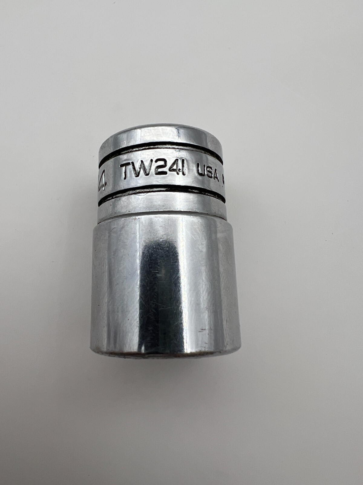 Snap On 1/2″ Drive 3/4″ 6PT Shallow Socket TW241 Flank Drive Nice USA