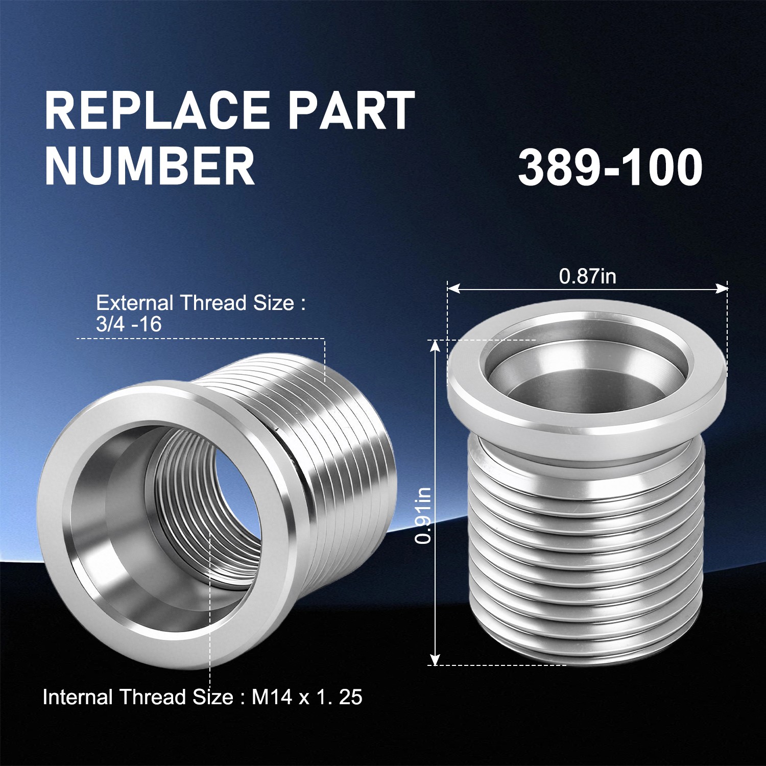 10x Stainless Steel Spark Plug Port Insert Installer Tools for 96-03 Ford 4. 6L