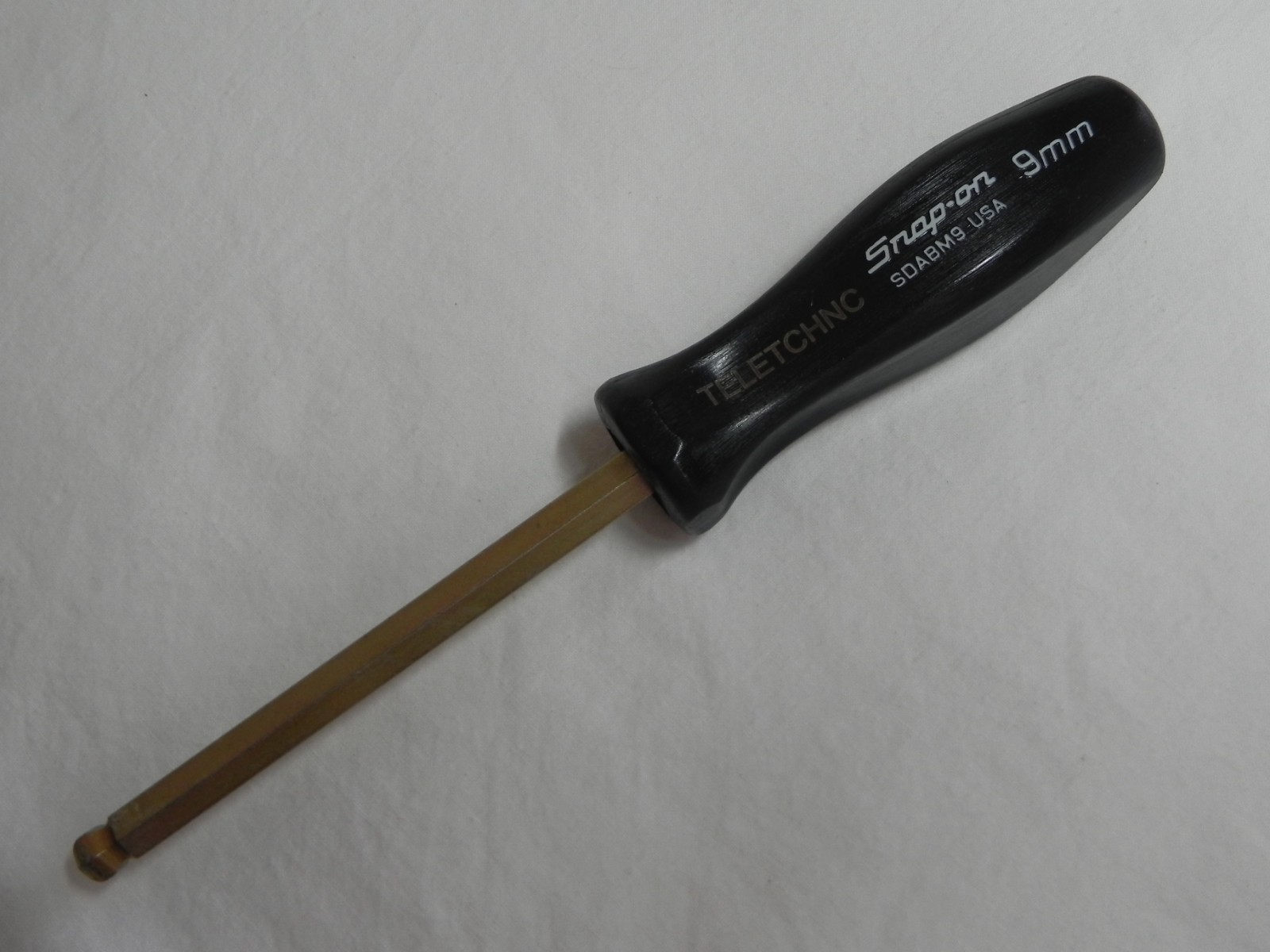 Snap-On SDABM9 9mm Ball Hex Head Driver Measuring 8-7/8» Long LOTBHHD6